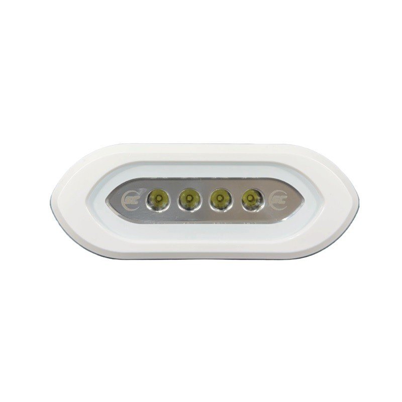 Shadow-Caster LED Lighting SCM-SLF4X-GW-WH Boat Deck Light White LED 5" x 1.7"