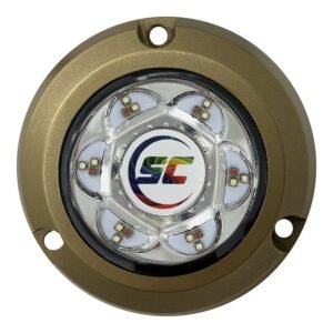 Shadow-Caster LED Lighting SC2-CC-BZSM SC2 Boat Underwater Light RGBW LED 3" D