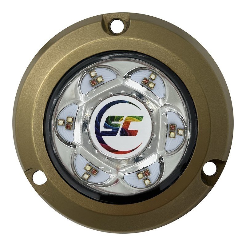 Shadow-Caster LED Lighting SC2-CC-BZSM SC2 Boat Underwater Light RGBW LED 3" D