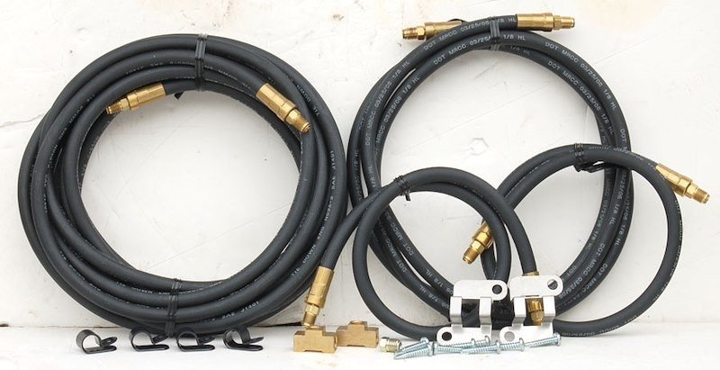 Dexter Marine 80326 Trailer Brake Line Kit Fits Single Axle Trailers 4 Hoses