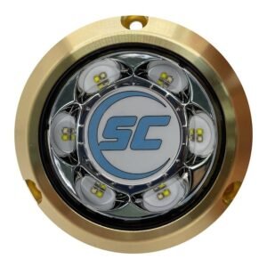 Shadow-Caster LED Lighting SC3-BW-BZSM Boat Underwater Blue / White LED 3.4" D