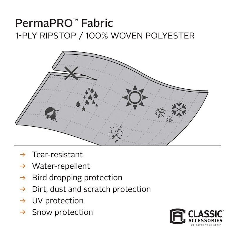 Classic Accessories 80-258-141001-00 RV Cover For Pickup Campers 8 To 10 Feet - Image 11