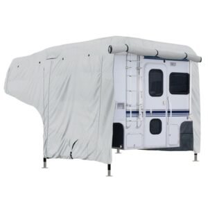 Classic Accessories 80-259-151001-00 RV Cover For Pickup Campers 10 To 12 Feet