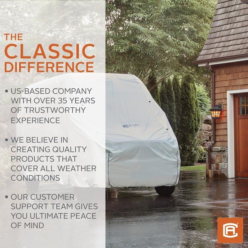 Classic Accessories 80-259-151001-00 RV Cover For Pickup Campers 10 To 12 Feet - Image 10