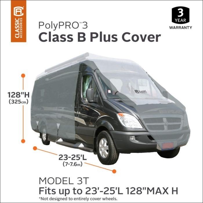 Classic Accessories 80-394-163101-RT RV Cover For Class B RV Fits 23' To 25" - Image 7