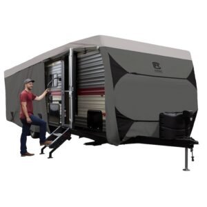 Classic Accessories 80-422-141001-RT RV Cover For Travel Trailers 18-20 Feet