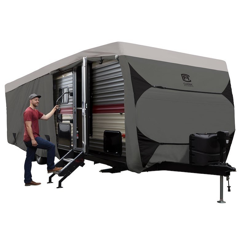 Classic Accessories 80-422-141001-RT RV Cover For Travel Trailers 18-20 Feet