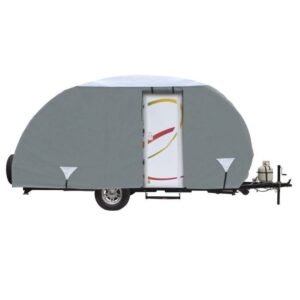 Classic Accessories 80-200-161001-00 Travel Trailer Cover For 20' Hitch Trailer