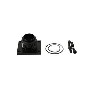 WATERMAN RACING COMP WRC-29017 Fuel Pump Adapter Lil Bertha 20 AN Aluminum Black