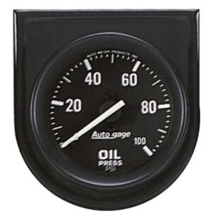 AUTOMETER 0-100 OIL PRESS GAUGE Auto Gage Oil Pressure 2 PSI 2-1/16 in Full 2332