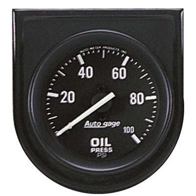 AUTOMETER 0-100 OIL PRESS GAUGE Auto Gage Oil Pressure 2 PSI 2-1/16 in Full 2332