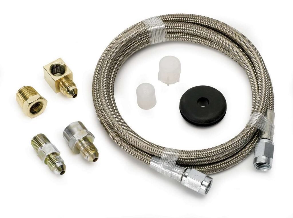 AUTOMETER #3 Stainless Gauge Line Kit 4' 3235