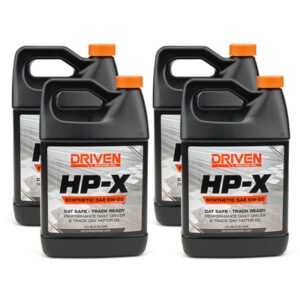 DRIVEN RACING OIL HP-X 5W20 MOTOR OIL CASE 4/GAL Synthetic 1 gal 17208-4