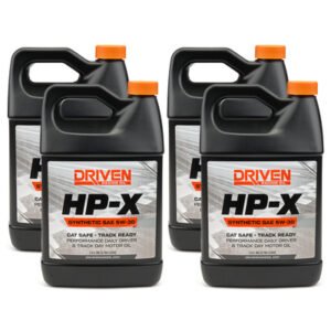 DRIVEN RACING OIL HP-X 5W30 MOTOR OIL CASE 4/GAL Synthetic 1 gal 17308-4