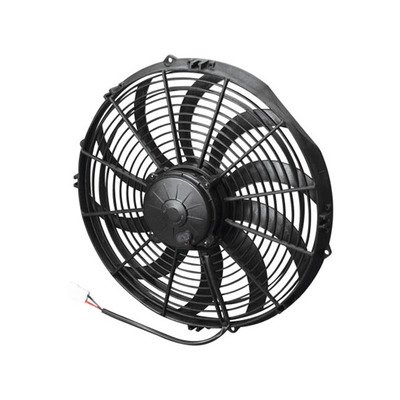 SPAL ADVANCED TECHNOLOGIES 14IN PULLER FAN CURVED BLADE 1864 CFM 12V 10 30102042