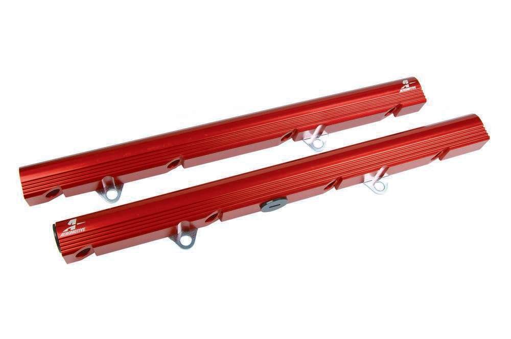 Aeromotive Fuel Rail 8 AN Female O-Ring Inlets Ford Mustang 1986-95 14101