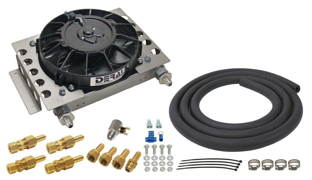 Derale Fluid Cooler and Fan 12.75 x 9.375 x 4.313 in Plate and Fin Type 13950