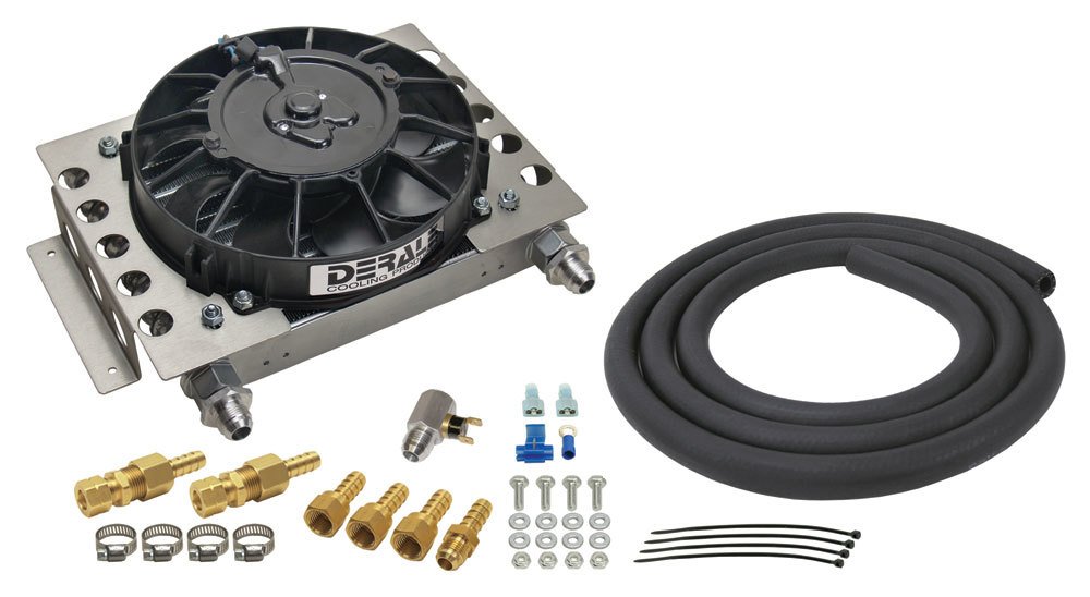 Derale Fluid Cooler and Fan 12.75 x 9.375 x 4.313 in Plate and Fin Type 15950
