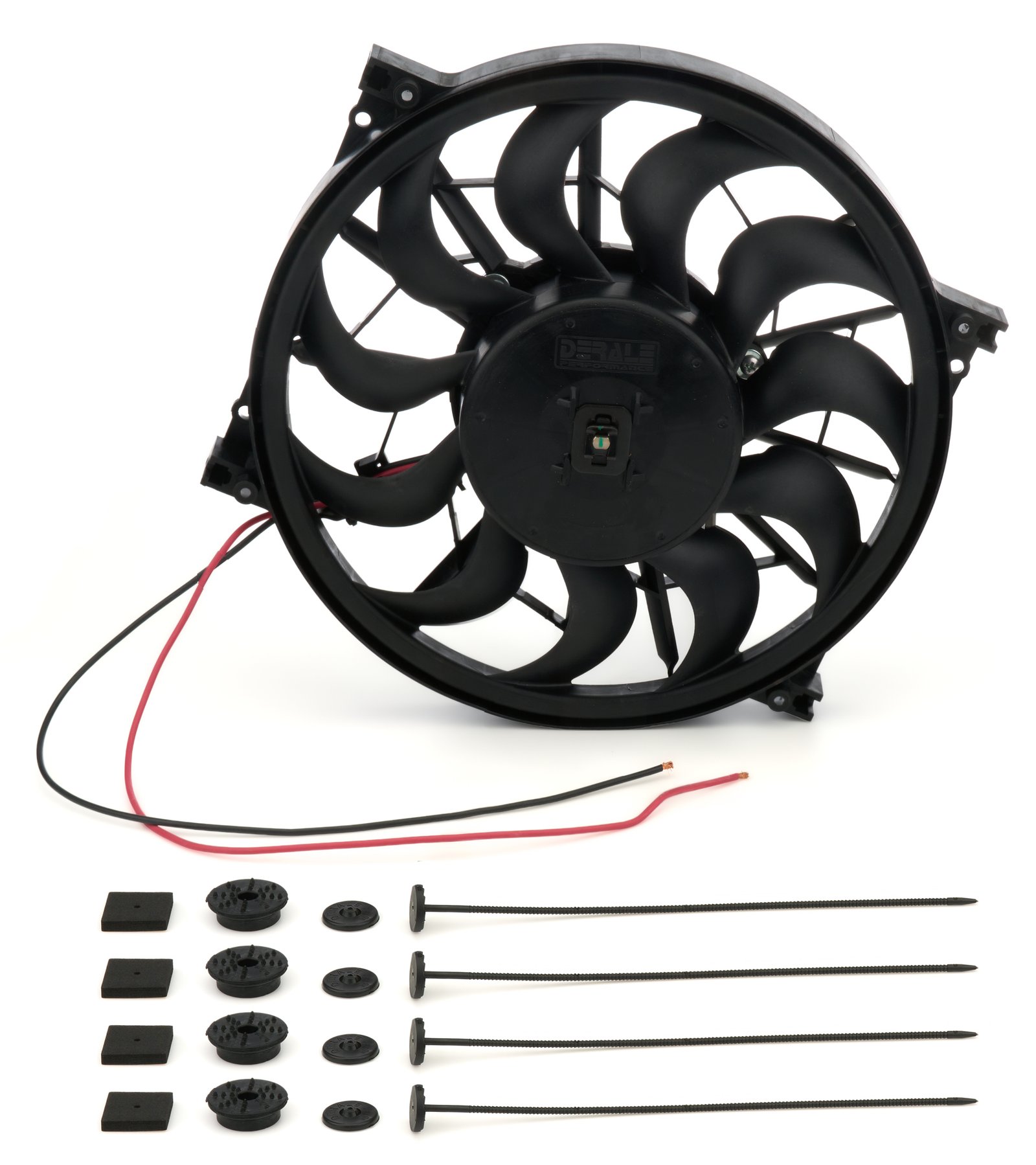 Derale Electric Cooling Fan HO RAD 12 in Fan Push/Pull 2000 CFM 12V 16925