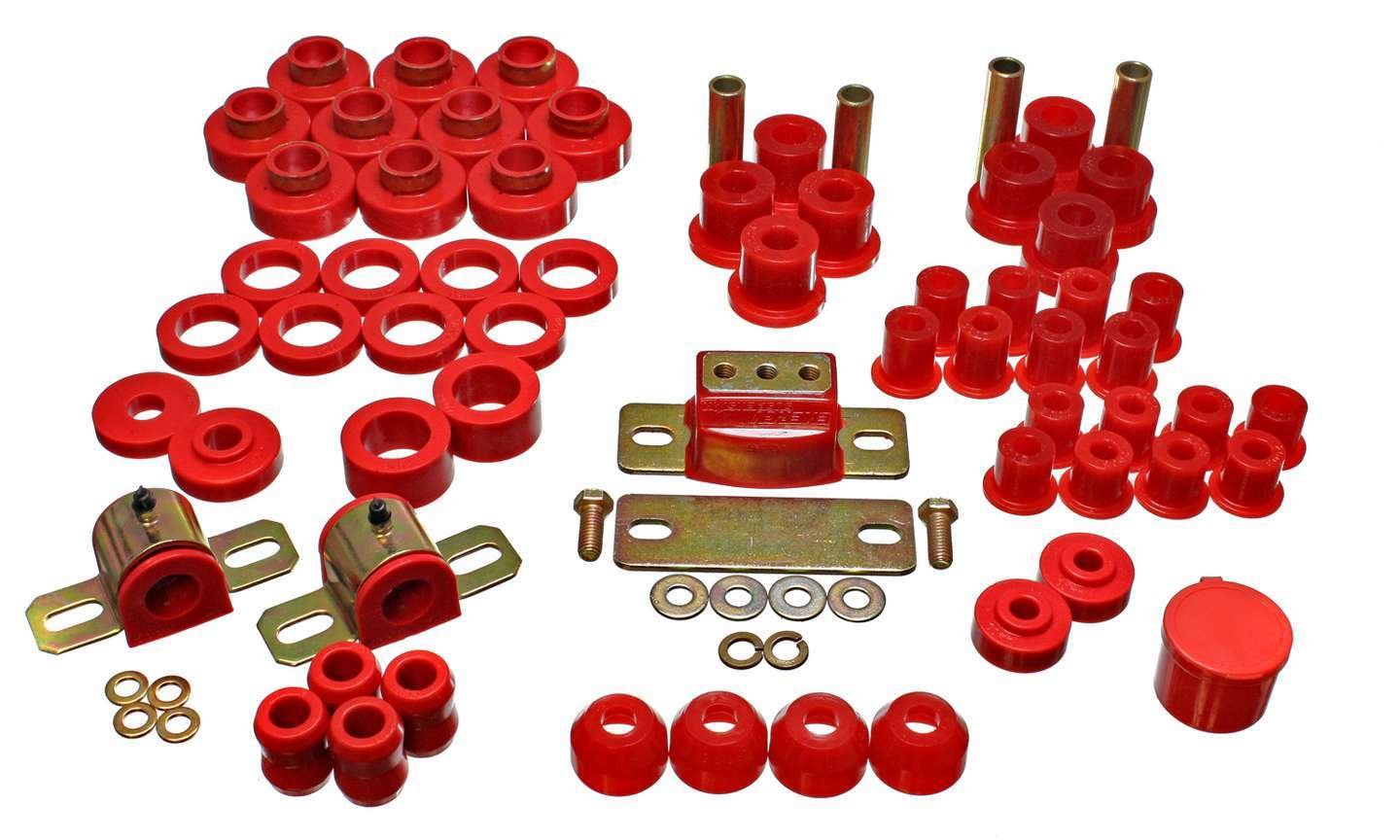 Energy Suspension Bushing Kit Hyper-Flex Jeep Wrangler CJ 1980-86 2.18102R
