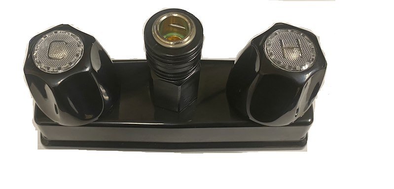 Thetford 94139 Exterior Quick Connect Faucet Black B&B Molders Nautilus P1 Panel