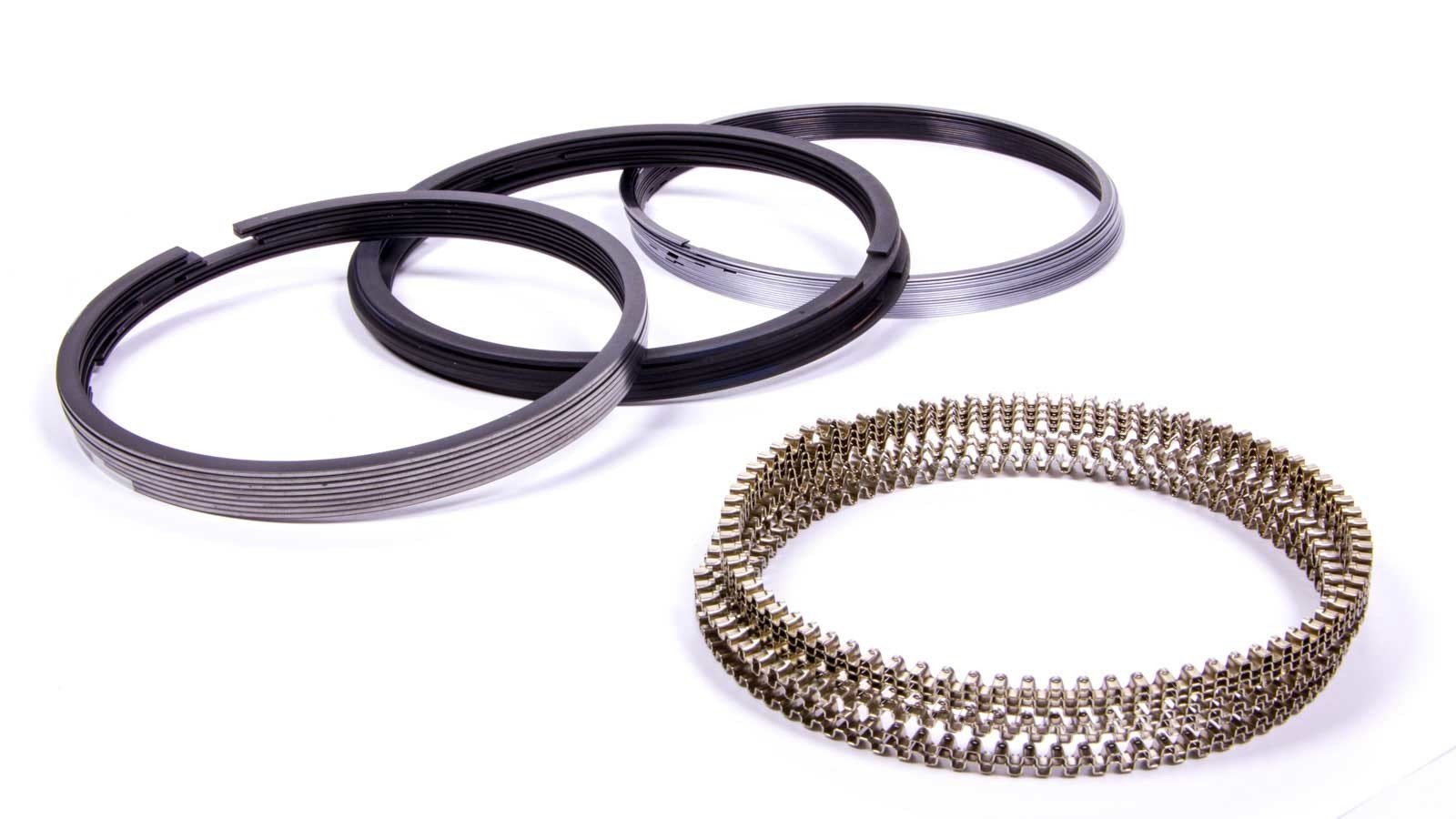 Je Pistons Piston Rings Pro Steel Series 4.135 in Bore File Fit J75008-4135-5