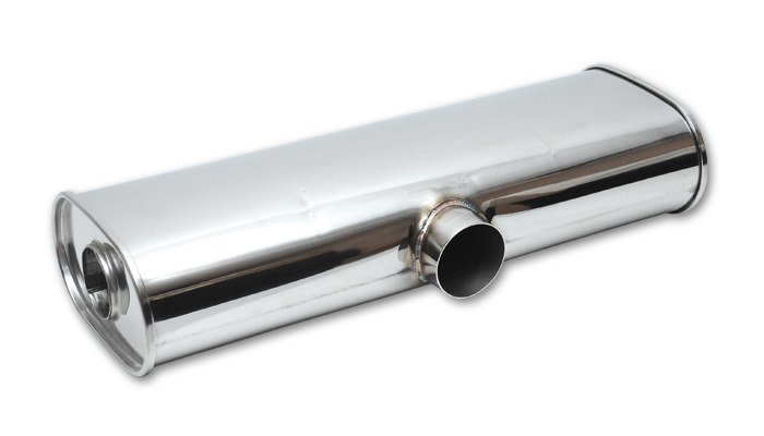Vibrant Performance Muffler Streetpower 2.5 in Front Inlet 24 in Long 10633