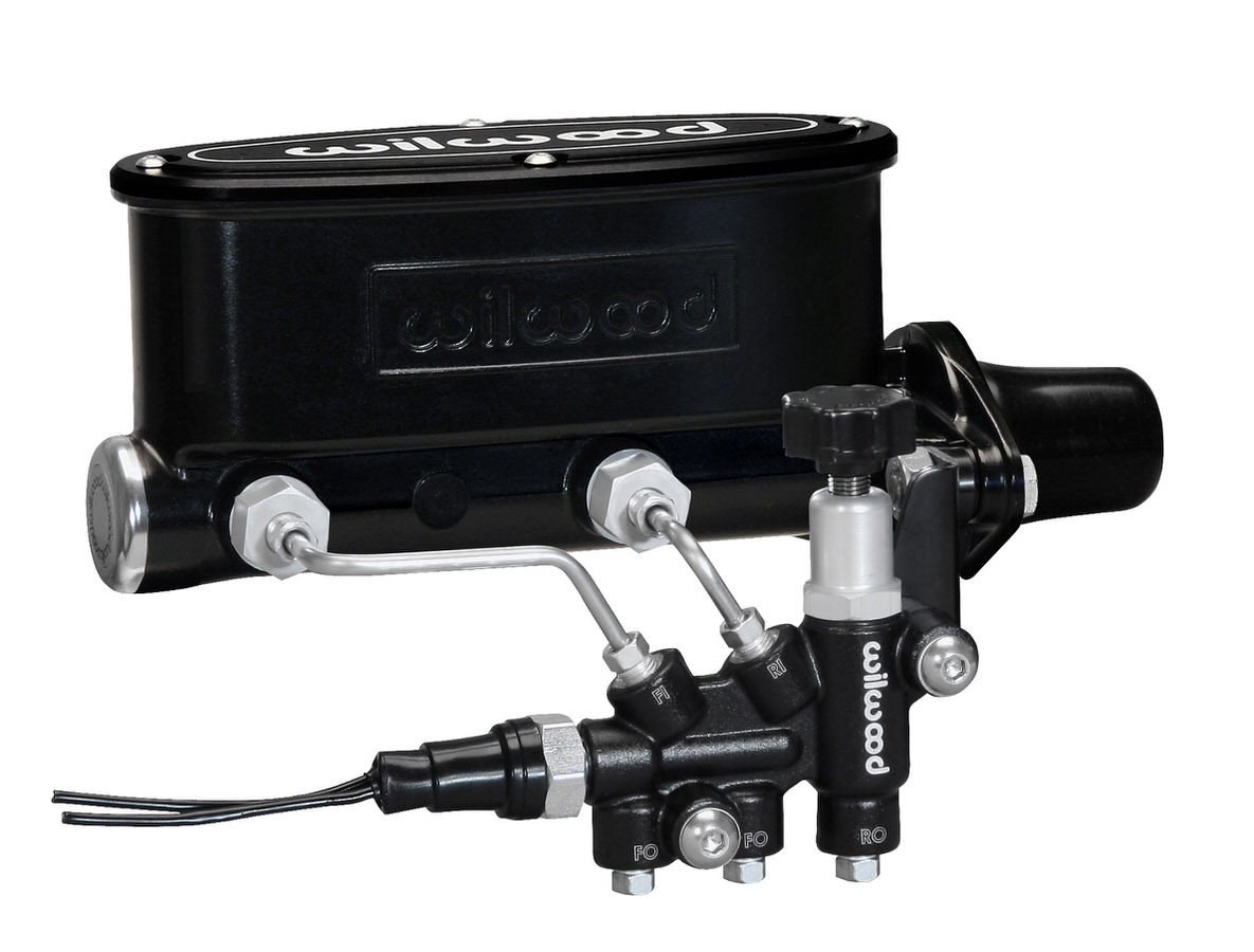 Wilwood Master Cylinder Tandem 1 in Bore 1.100 in Stroke Aluminum 261-13269-BK - Image 2