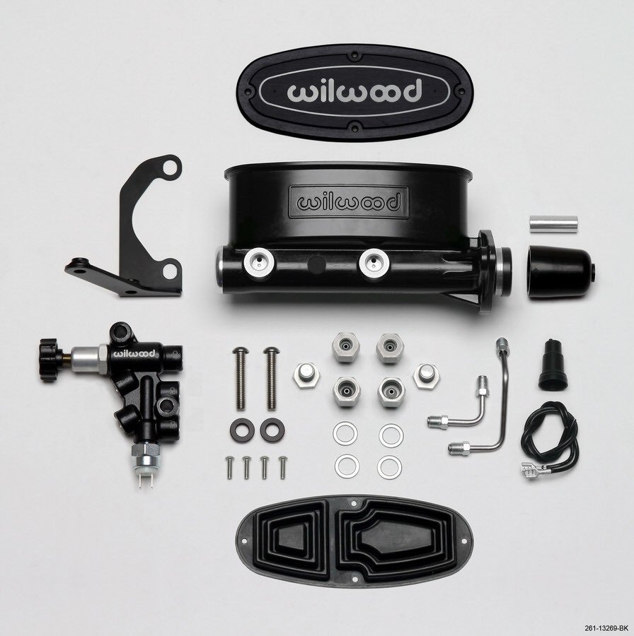 Wilwood Master Cylinder Tandem 1 in Bore 1.100 in Stroke Aluminum 261-13269-BK - Image 3